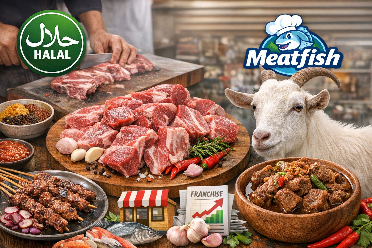 Daging Kambing Halal