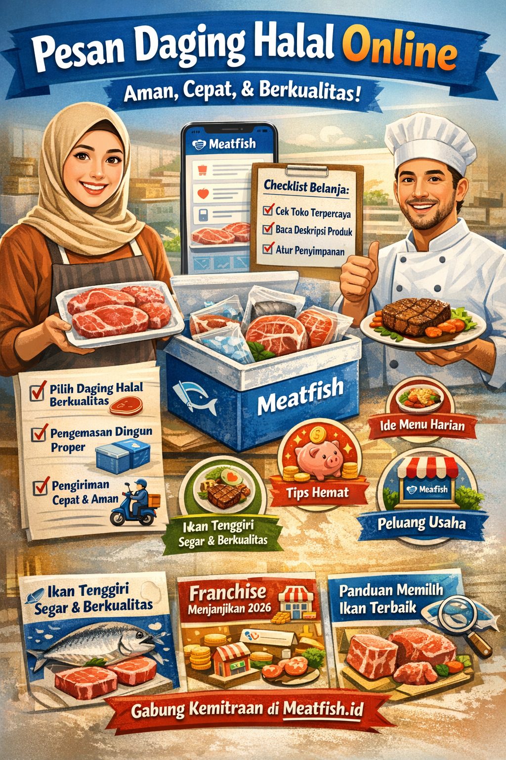 Pesan daging halal online