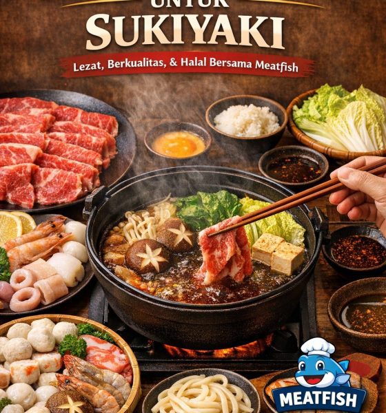 Daging halal untuk sukiyaki