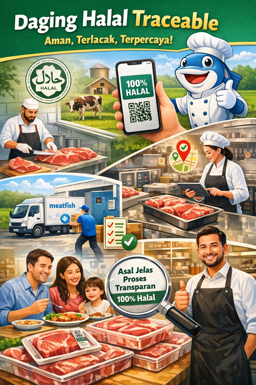 Daging halal traceable