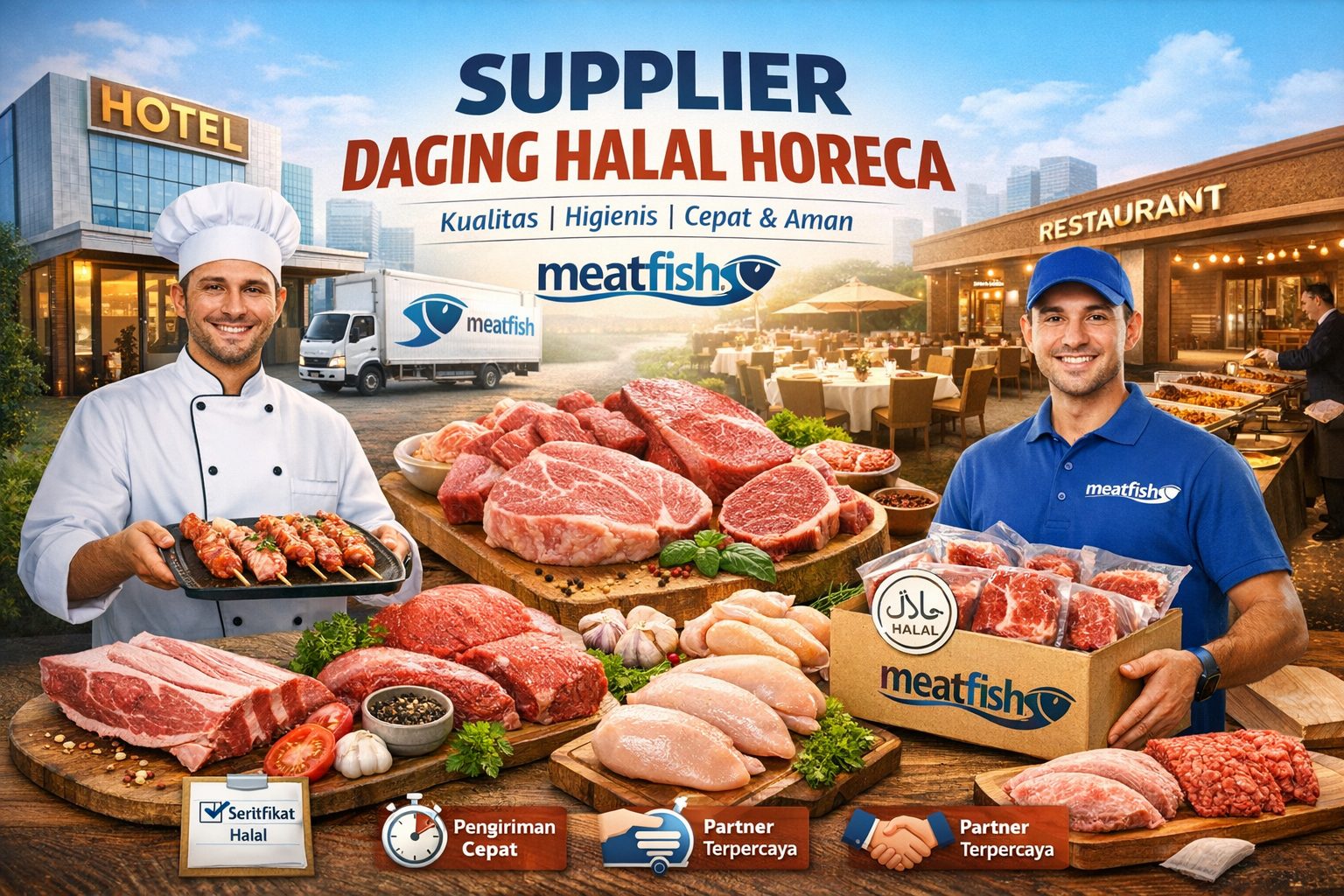supplier daging halal HORECA