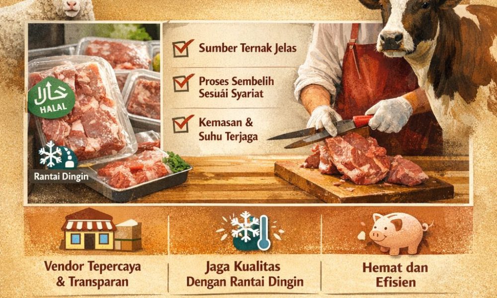 Beli daging halal untuk kurban