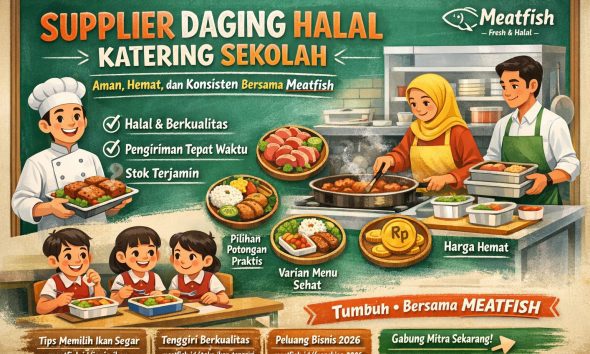 Supplier daging halal katering sekolah