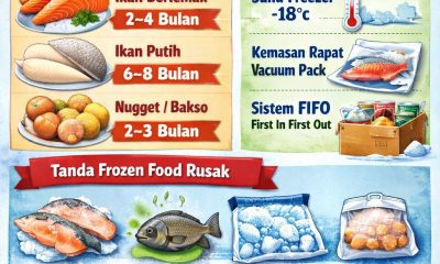 Masa simpan frozen food