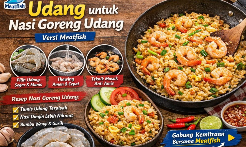Udang untuk nasi goreng