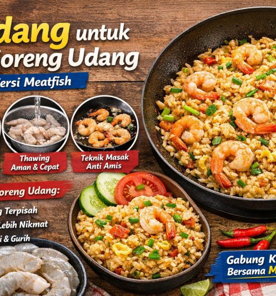 Udang untuk nasi goreng
