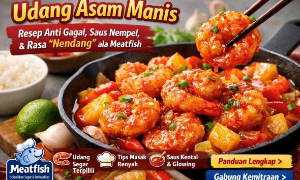 Resep udang asam manis