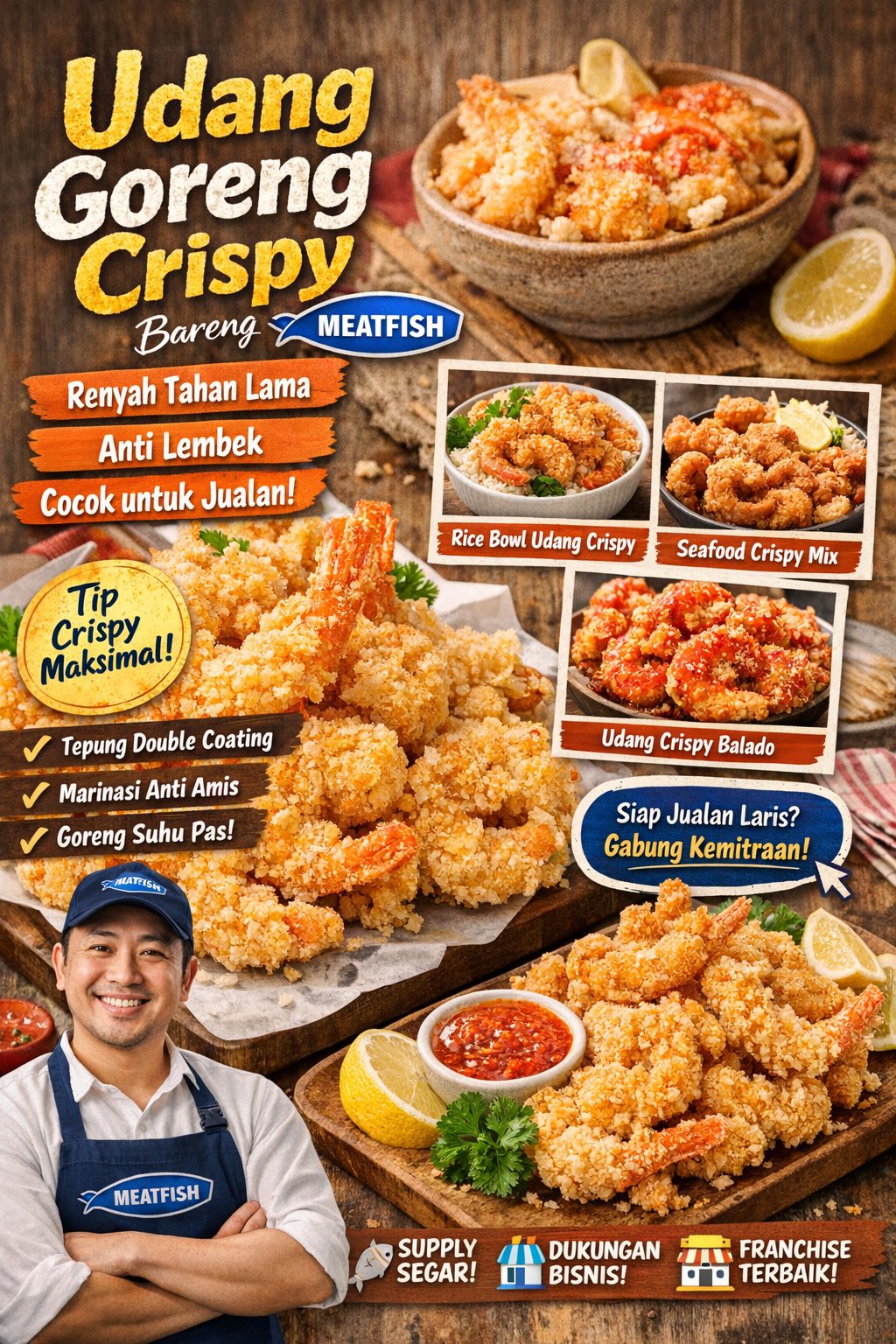 Udang goreng crispy