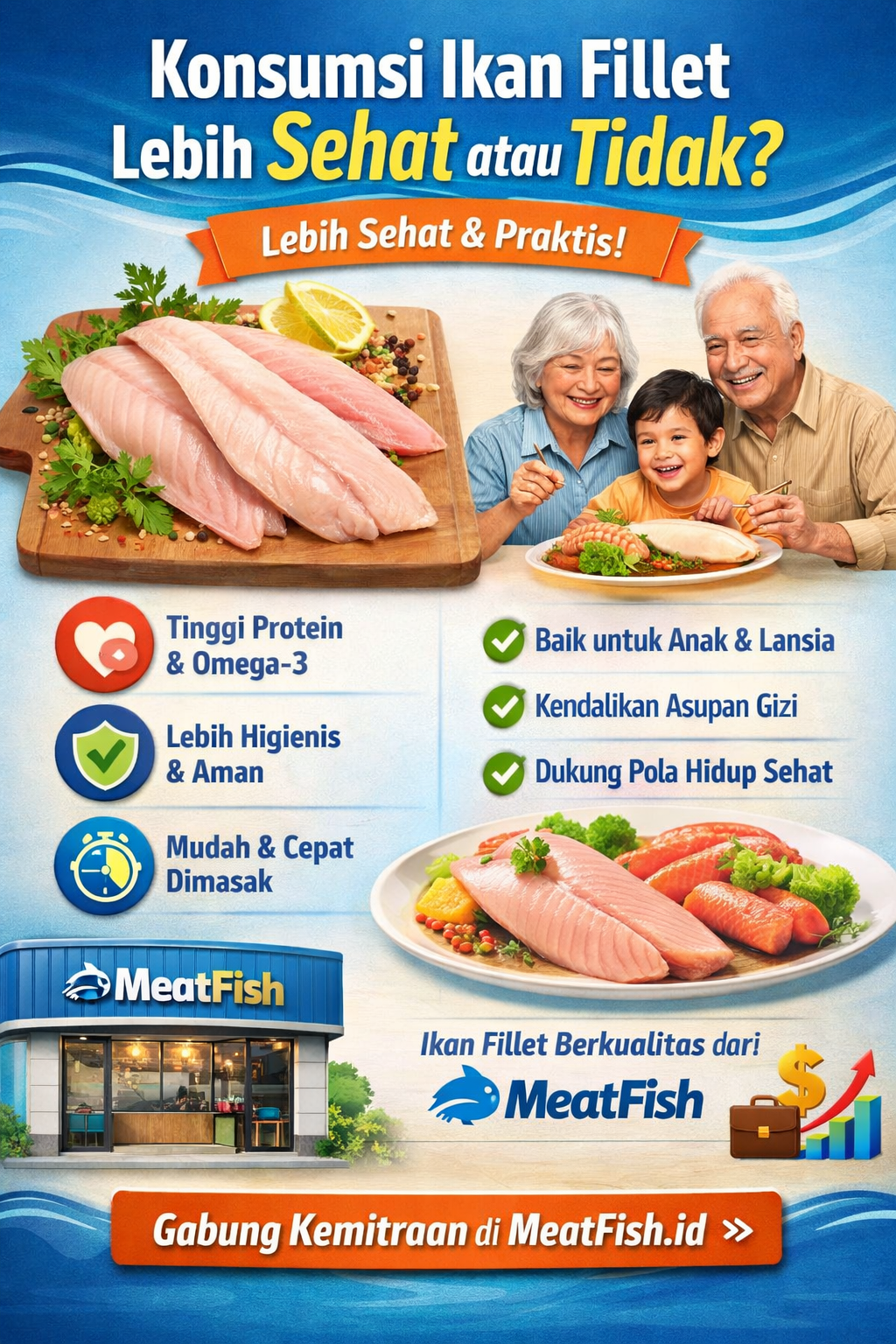 Konsumsi ikan fillet lebih sehat atau tidak