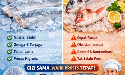 Apakah ikan frozen sama gizinya dengan ikan segar