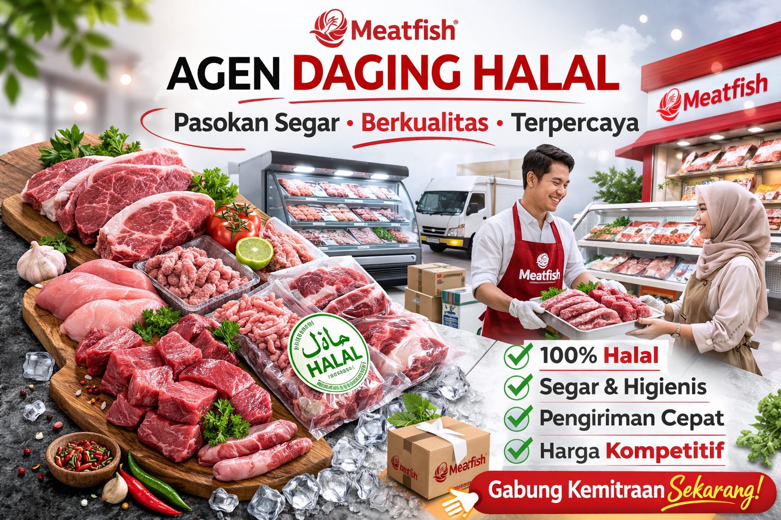 Agen daging halal