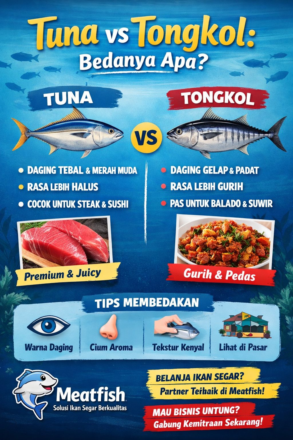 Tenggiri vs kembung bedanya apa