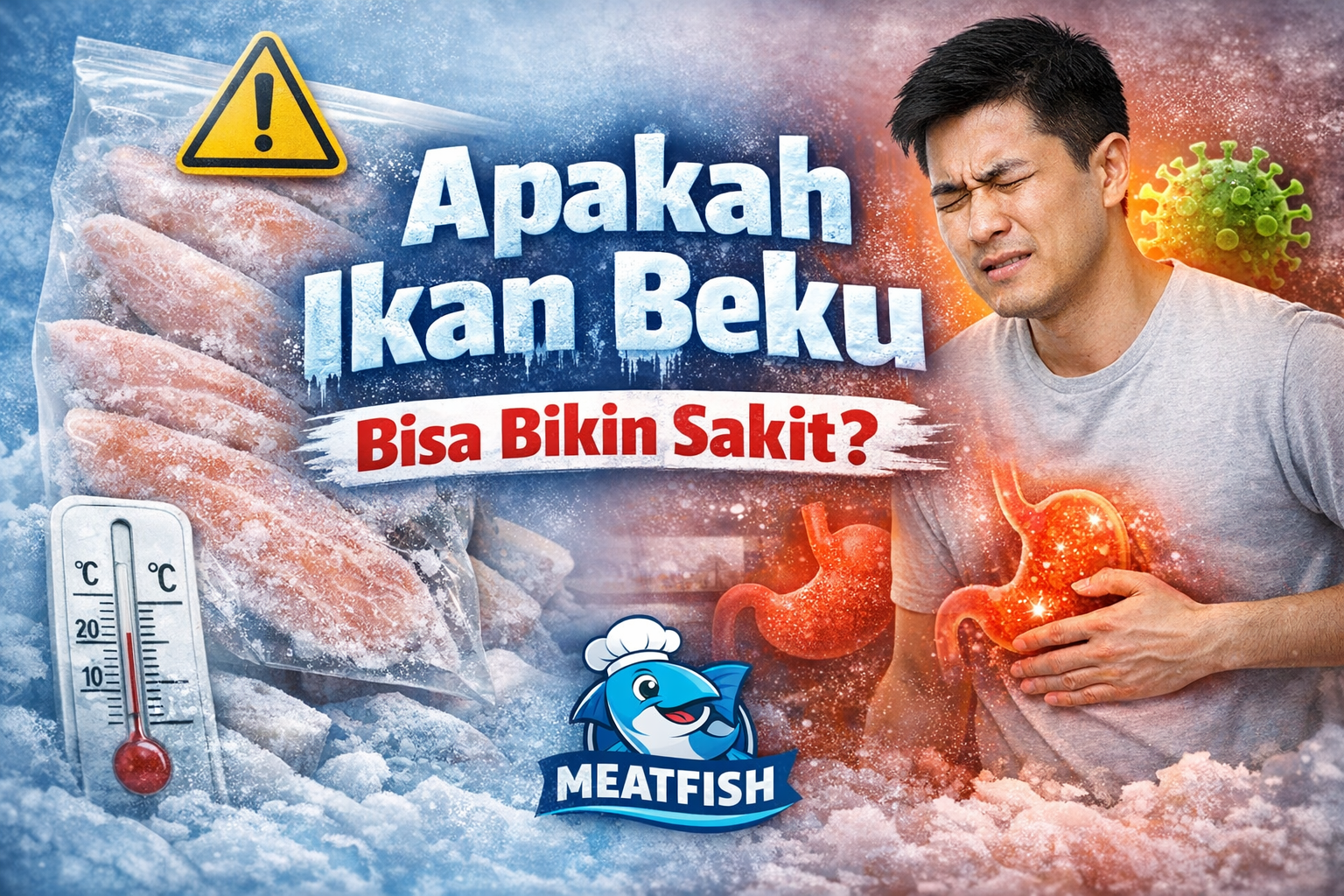 Apakah ikan beku bisa bikin sakit?