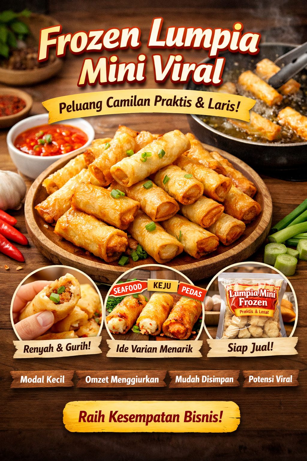 Frozen lumpia mini viral