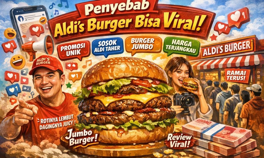 Penyebab Aldi’s Burger bisa viral
