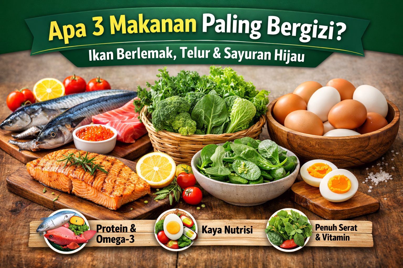 Apa 3 makanan paling bergizi