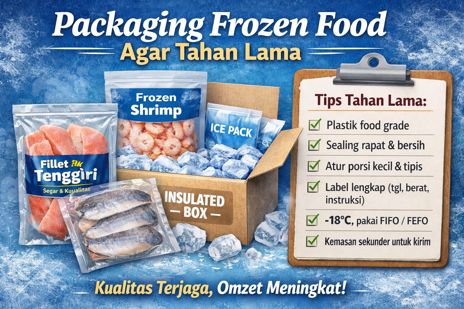 Packaging frozen food yang tepat bikin produk tahan lama