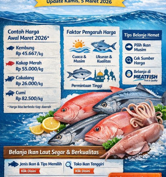 Harga ikan laut per kg hari ini