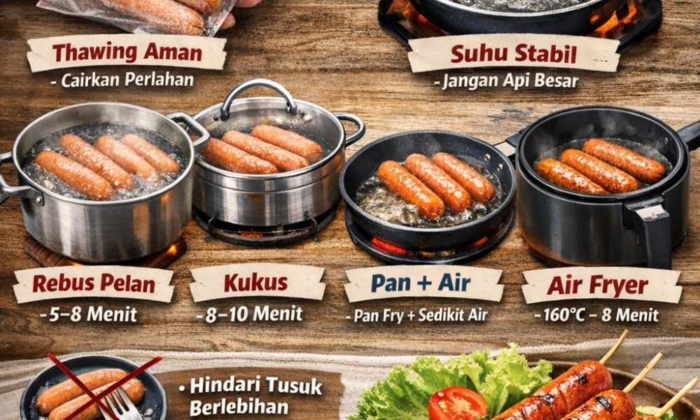 Cara masak sosis frozen food