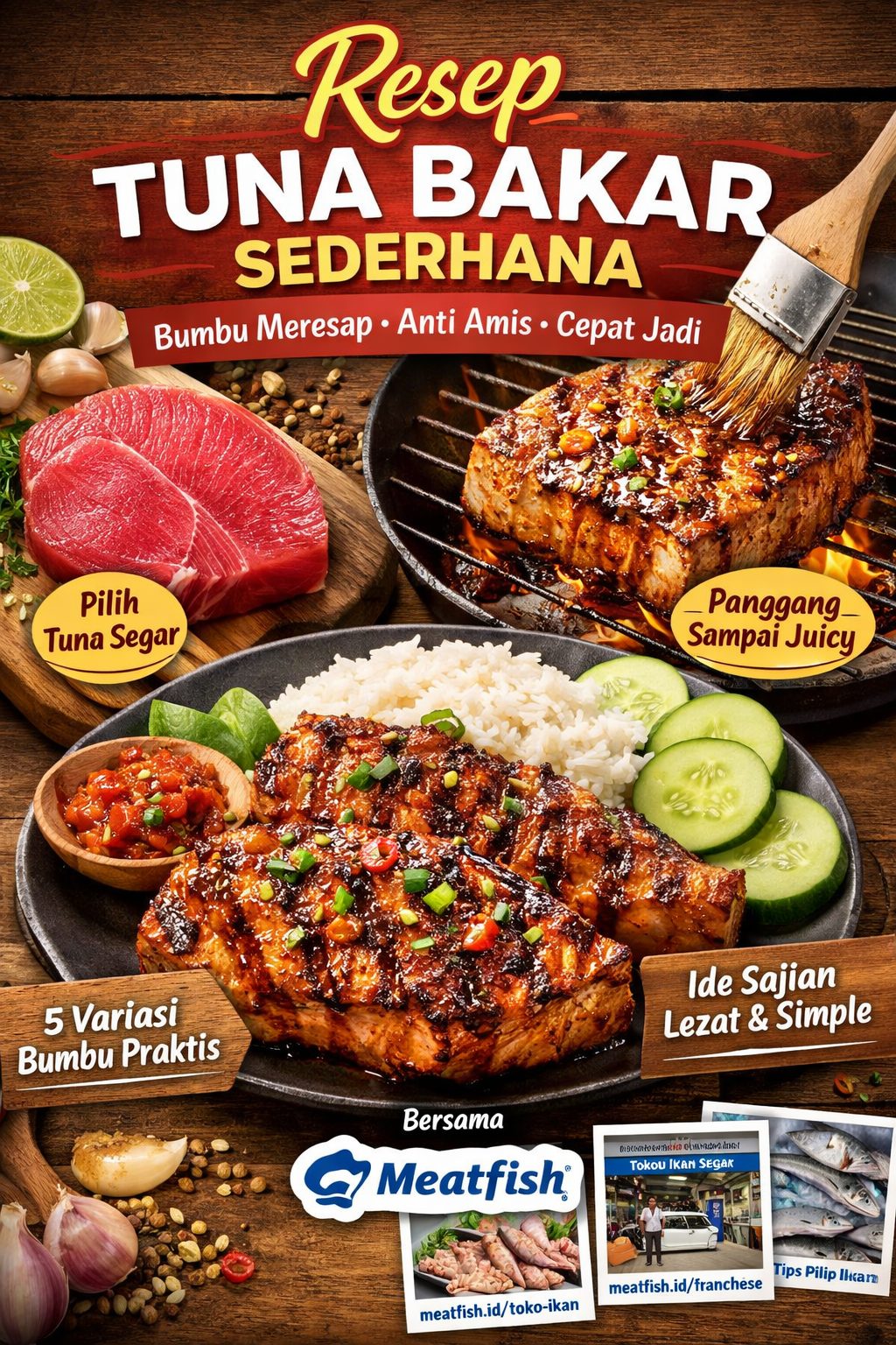 Resep tuna bakar sederhana