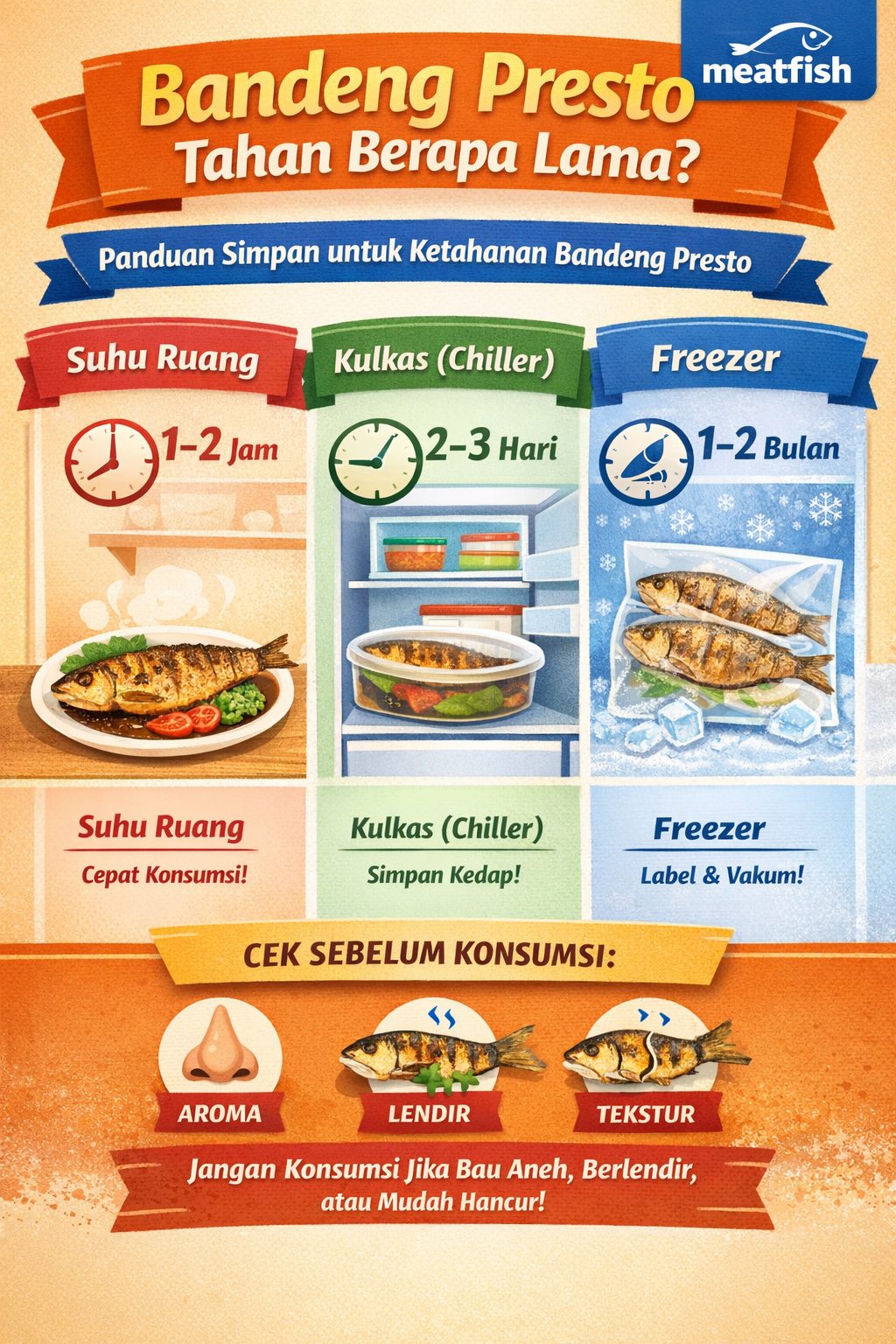 Bandeng presto tahan berapa lama