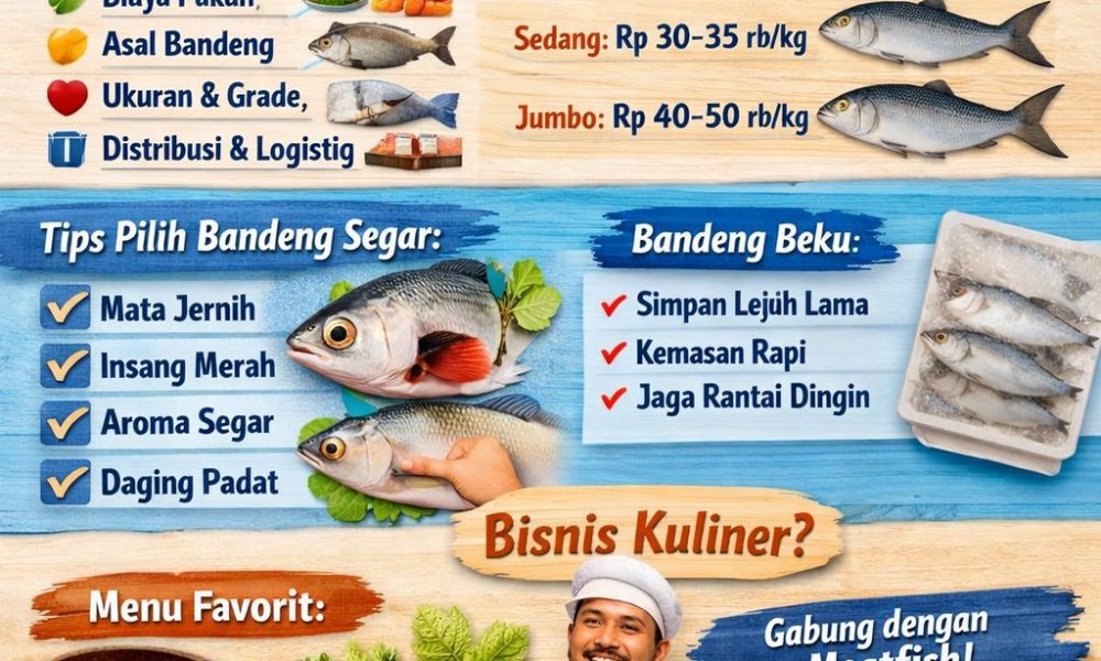 Harga bandeng per kg terbaru