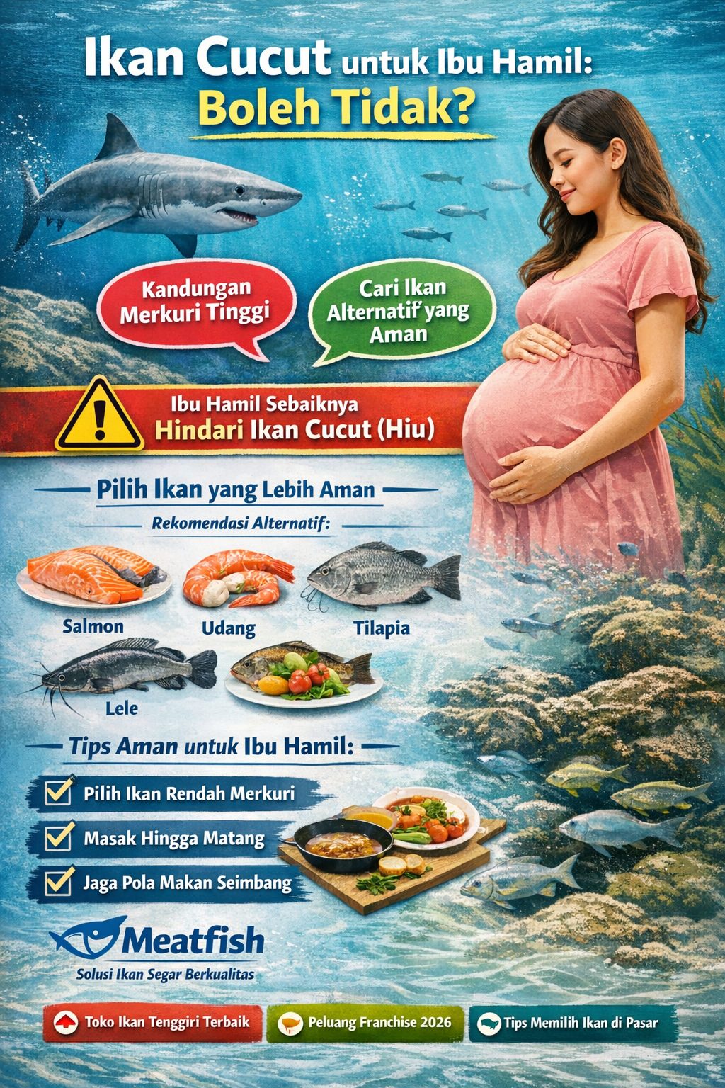 Ibu hamil boleh makan ikan cucut