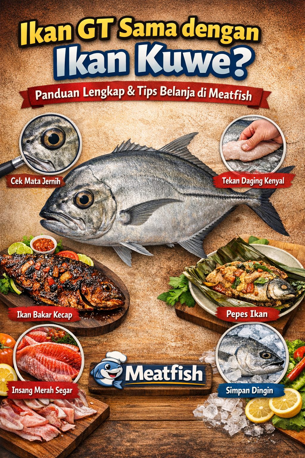 Ikan GT sama dengan ikan kuwe