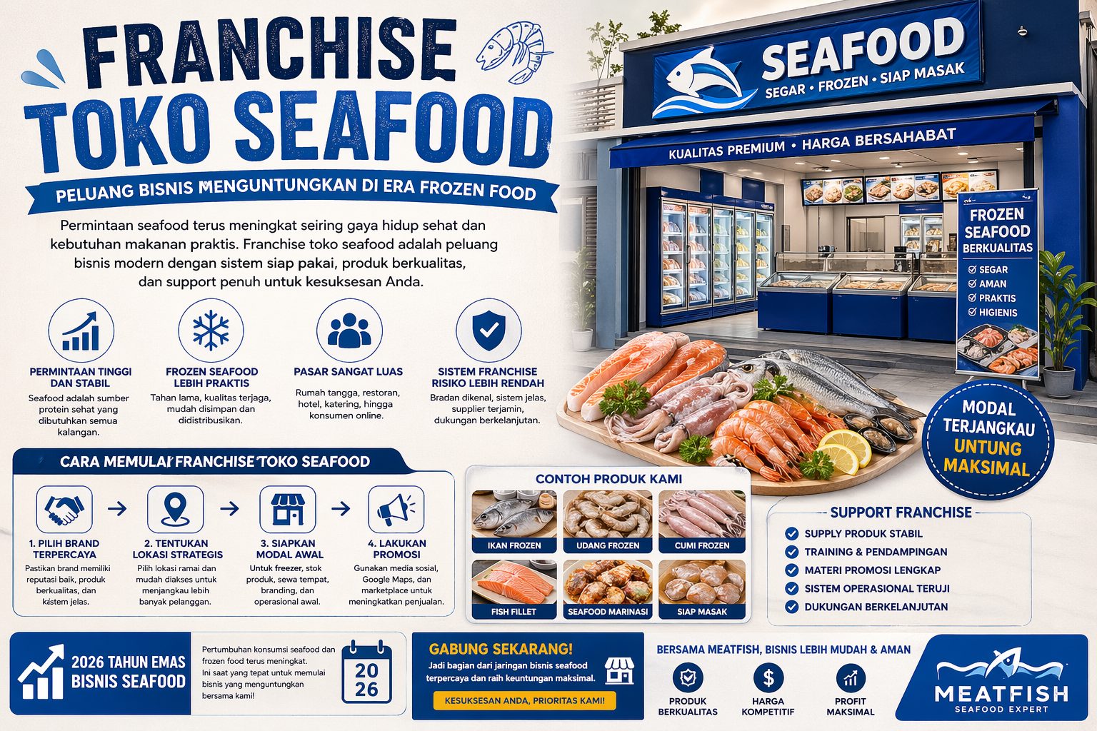 Franchise toko seafood