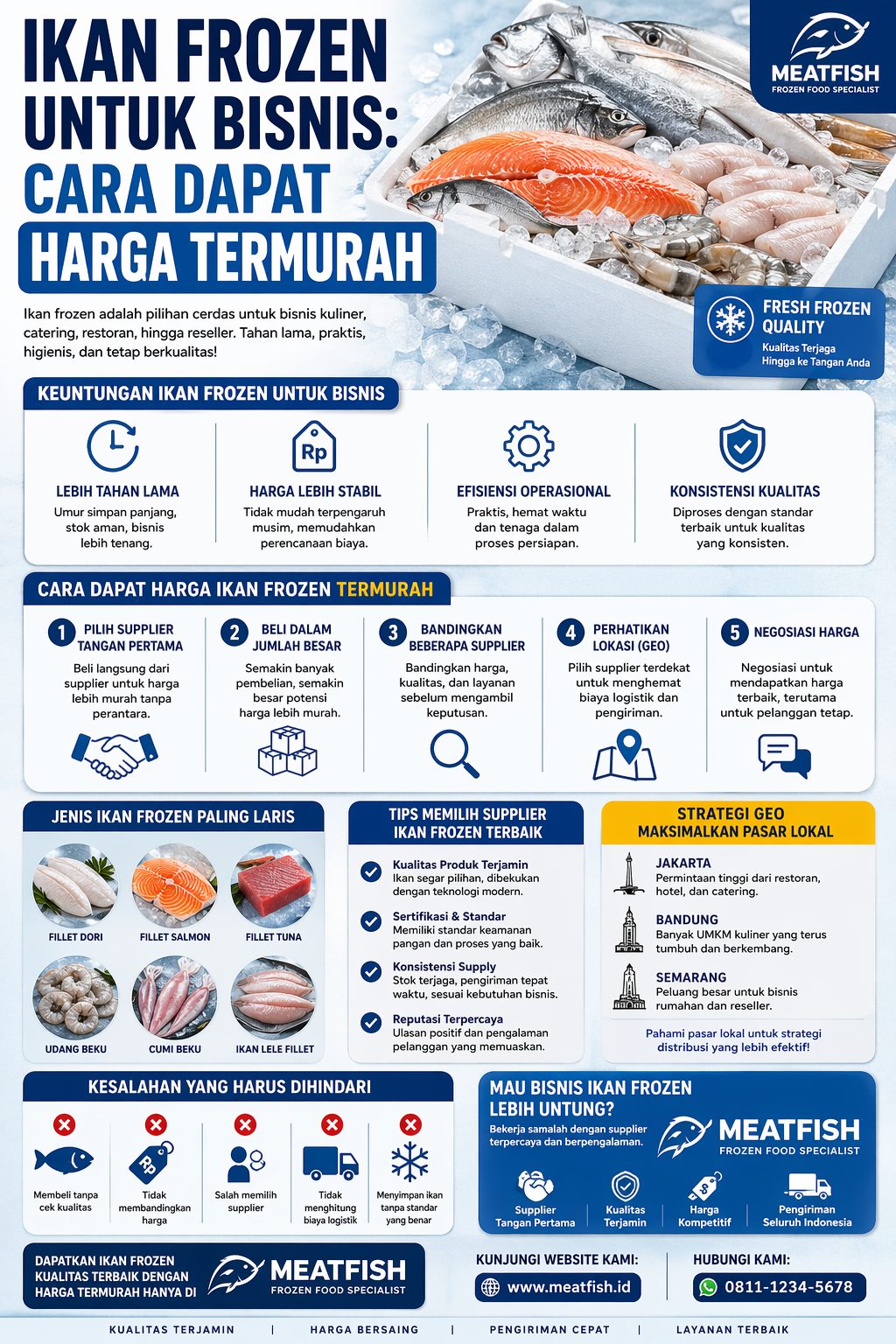 Ikan Frozen untuk Bisnis