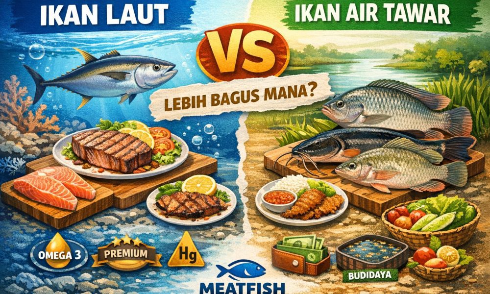 Ikan laut vs ikan air tawar