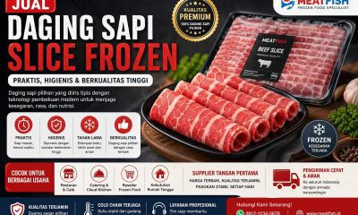 Jual daging sapi slice frozen