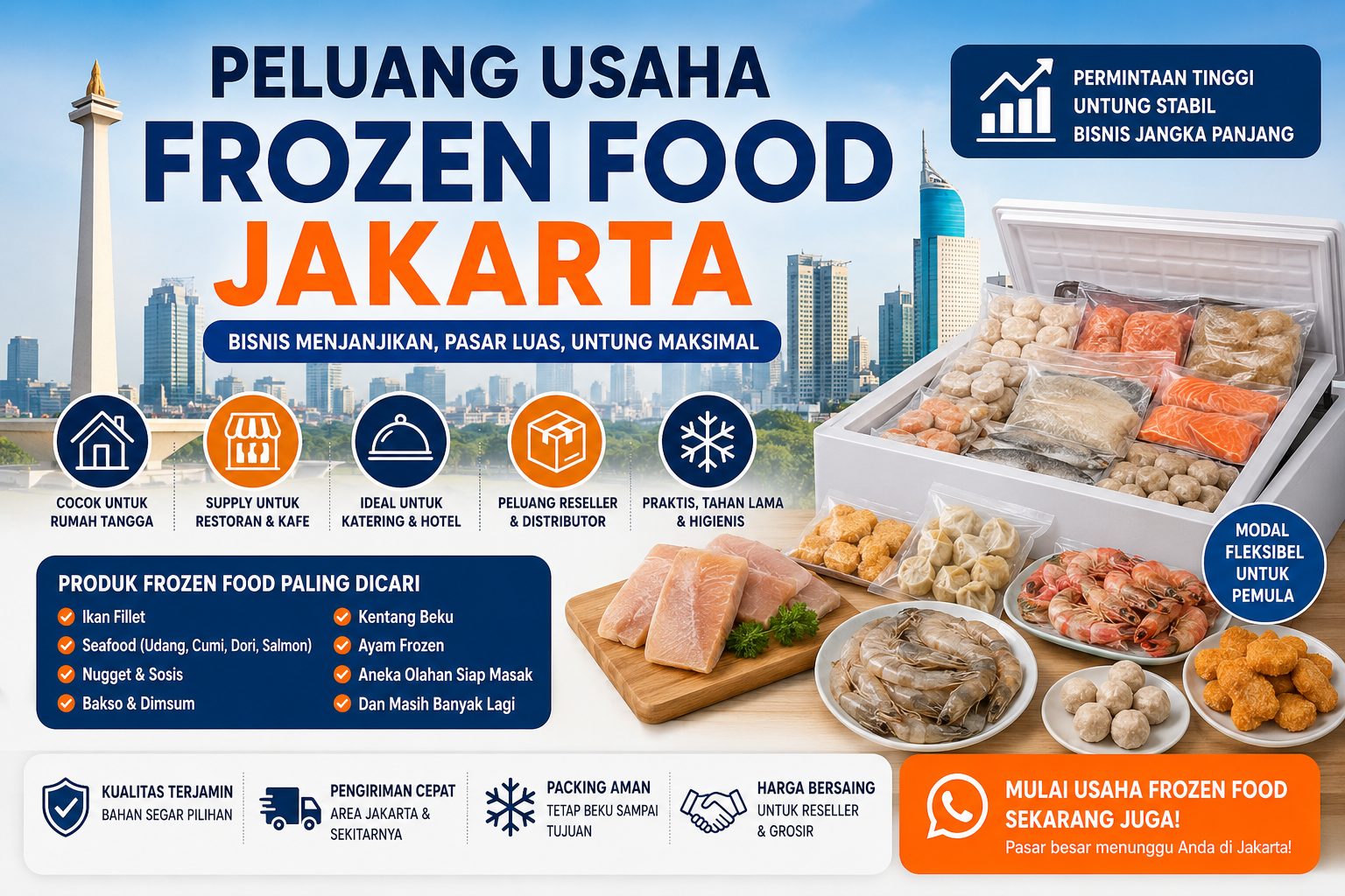 Peluang usaha frozen food Jakarta