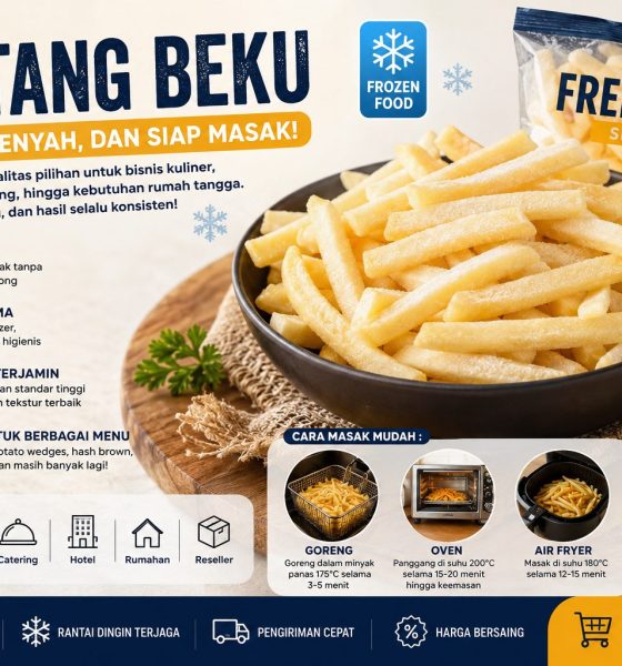 kentang beku